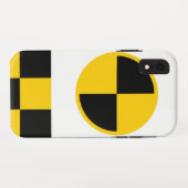 Viverzweigte Crash-Testmarkierungen Case-Mate iPhone Hülle (Rückseite (Horizontal))