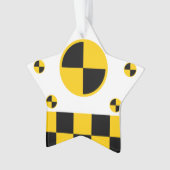 Viverzweigte Crash-Testmarkierungen Ornament (Vorderseite)