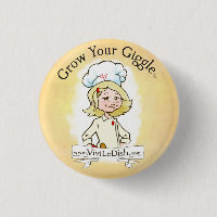 Vivi wachsen LeDish™ Ihr Gekicher-Button-Gelb