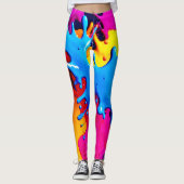 Viviale Farbtupfer Leggings (Vorderseite)