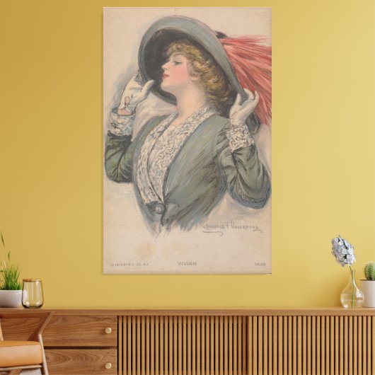 Vivian (1913) leinwanddruck (Insitu (Wohnzimmer))