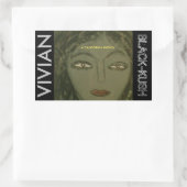 VIVIAN BLACK KUSH RECHTECKIGER AUFKLEBER (Tasche)