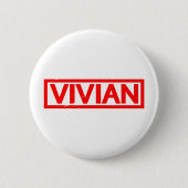 Vivian Briefmarke Button (Vorderseite)