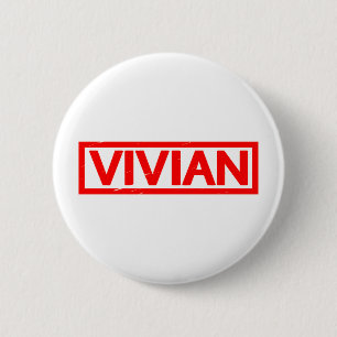Vivian Briefmarke Button