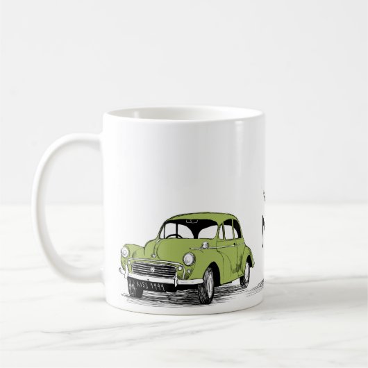 Vivian "erhalten zurück hier!" Tasse - Kunst durch (Links)