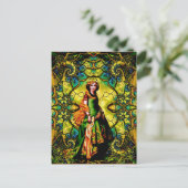 Vivian, Göttin der Waldmystik Postkarte (Stehend Vorderseite)