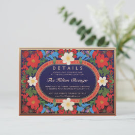 VIVIAN I: Details zur Hochzeitkarte Begleitkarte