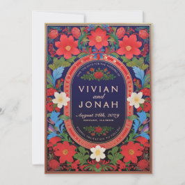 VIVIAN I Floral Wedding Save the Date Einladungen