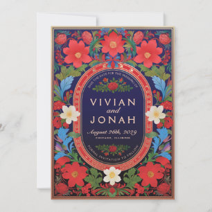 VIVIAN I Floral Wedding Save the Date Einladungen