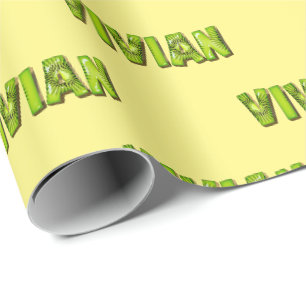 Vivian Kiwi Fruit Geschenk papier Geschenkpapier