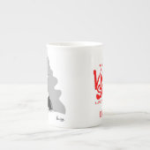 Vivian Knochen-China-Tee-Tasse - Kunst durch Ben Porzellantasse (Vorderseite)