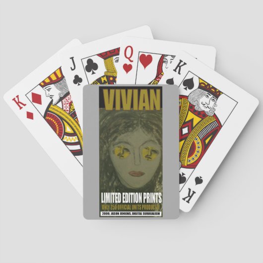 VIVIAN LIM PRINT SPIELKARTEN (Rückseite)