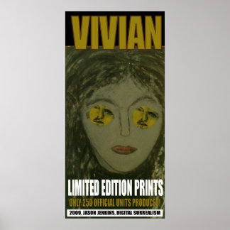 VIVIAN LIMITED EDITION PRINT POSTER