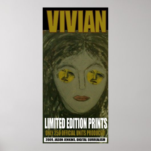 VIVIAN LIMITED EDITION PRINT POSTER (Vorne)