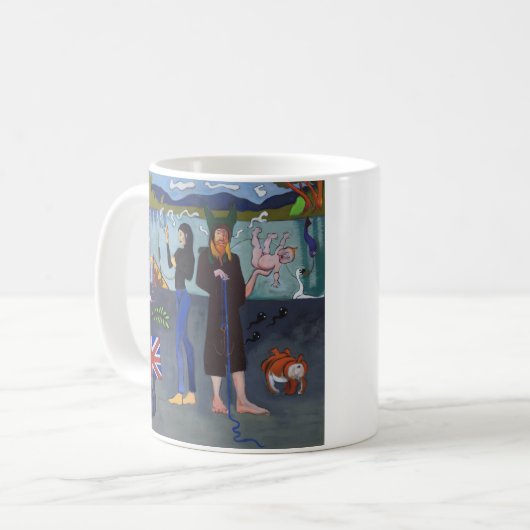 Vivian u. Ki Towpath-Tasse - Kunst durch Sydney Kaffeetasse (Vorderseite Links)
