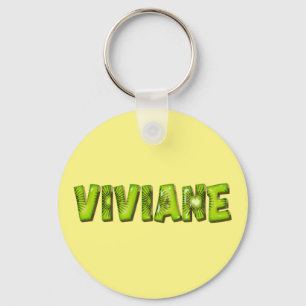 Viviane Name Kiwi Design Schlüsselanhänger