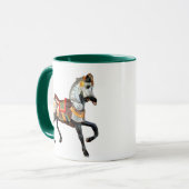Vivians Shop - Das Karussell Pferd als Tee oder Te Tasse (Vorderseite Links)