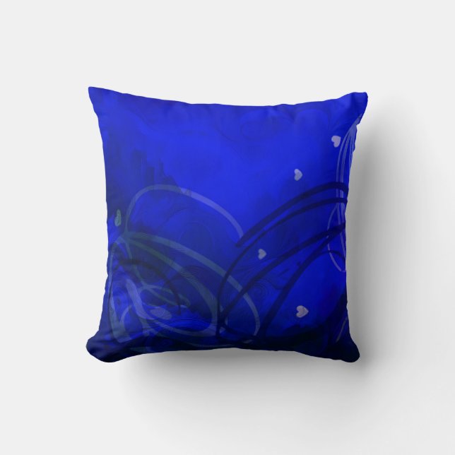 Vivid Abstract Design Cushion Kissen (Vorderseite)