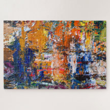 Vivid Abstraction - Öl Paint Chaos am Pa des Künst