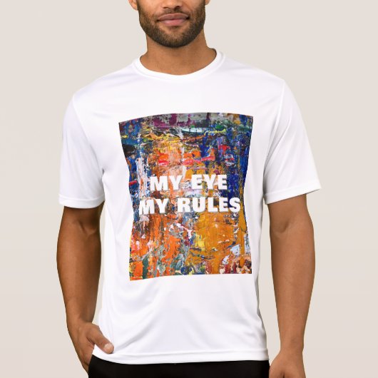 Vivid Abstraction - Öl Paint Chaos am Pa des Künst T-Shirt (Vorderseite)