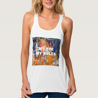 Vivid Abstraction - Öl Paint Chaos am Pa des Künst Tank Top