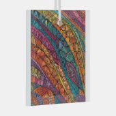 Vivid Abstrakt Geometry Design Ornament Aus Glas (Vorderseite Rechts)