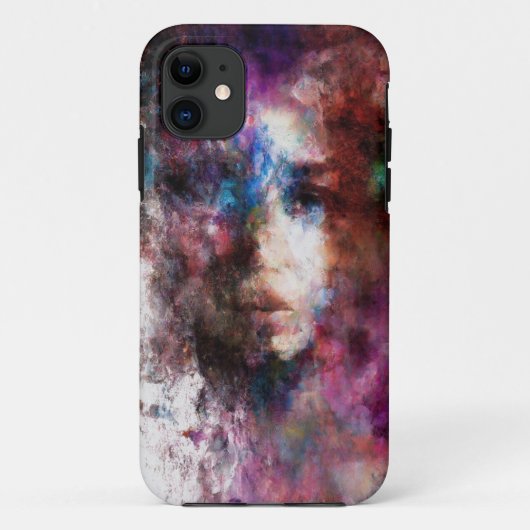 Vivid Abstrakt Portrait iPhone 11 Fall Case-Mate iPhone Hülle (Rückseite)