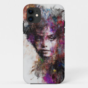 Vivid Abstrakt Portrait iPhone 11 Fall Case-Mate iPhone Hülle