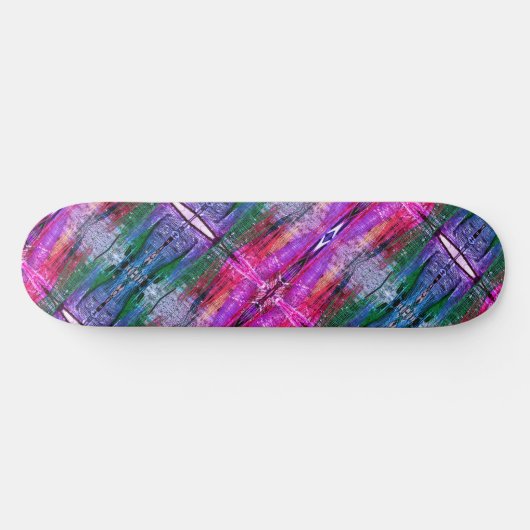 Vivid Abstrakt Weave, 8 1/2" Skateboard Deck (Horizontal)