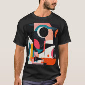 Vivid Abstrakte Formen Collection T-Shirt (Vorderseite)