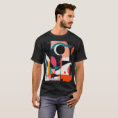 Vivid Abstrakte Formen Collection T-Shirt (Vorne ganz)