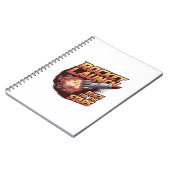 Vivid and Bold Rocket Launch Notebook Notizblock (Linke Seite)