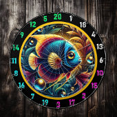 Vivid Aquarium Betta Dartboard Dekoration Dartscheibe