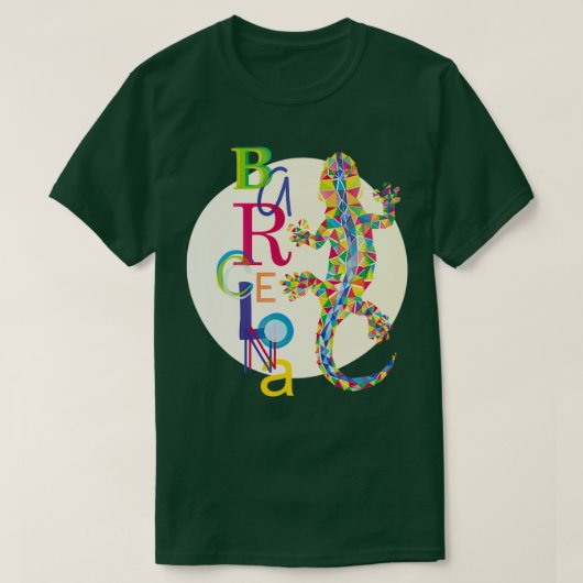 Vivid Barcelona City Lizard T-Shirt (Design vorne)