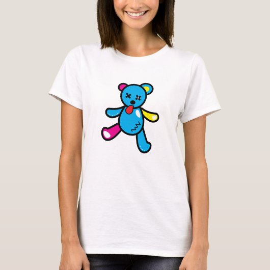 Vivid Bear Blue T-Shirt (Vorderseite)