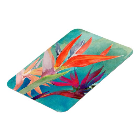 Vivid Birds of Paradise Magnet (Linke Seite)
