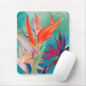 Vivid Birds of Paradise Mousepad (Mit Mouse)