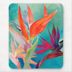 Vivid Birds of Paradise Mousepad