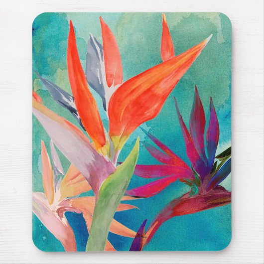 Vivid Birds of Paradise Mousepad (Vorne)