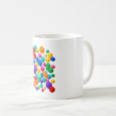 Vivid Blockscape Kaffeetasse (VorderseiteRechts)