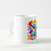 Vivid Blockscape Kaffeetasse (Vorderseite Links)