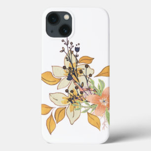 Vivid Bloom auf Black iPhone Cover