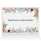 Vivid Bloom - Multicolor Tischnummern (Innenansicht Horizontal (Oben))