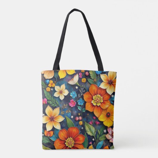 Vivid Bloom Tasche (Rückseite)