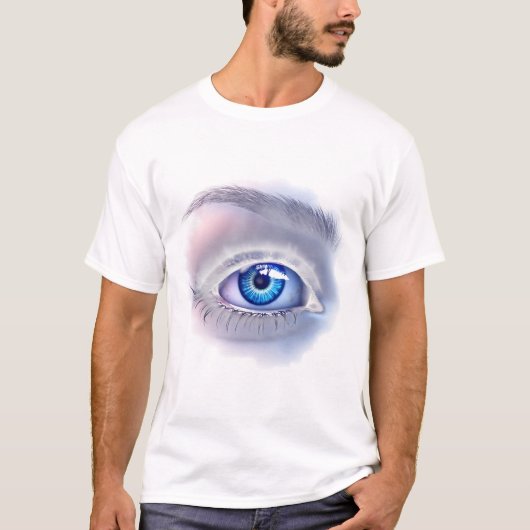 Vivid Blue Eye T-Shirt (Vorderseite)
