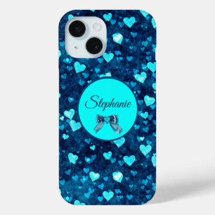 Vivid Blue Hearts Case-Mate iPhone Hülle