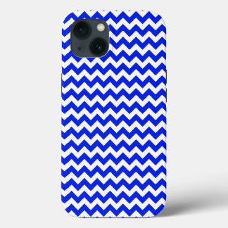 Vivid Blue und White Zig Zag Case-Mate iPhone Hülle