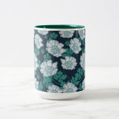 Vivid Botanical Elegance Zweifarbige Tasse (Mittel)