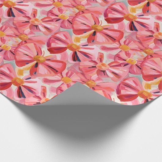 Vivid Bow Impressionen Geschenkpapier (Ecke)