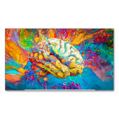 Vivid brain - Business Card Magnet (Vorderseite)